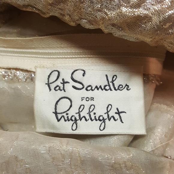 STUNNING GOLD 60s Cocktail dress - Picture 3 of 8